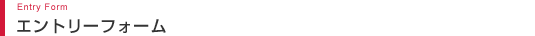 �G���g���[�t�H�[�� Entry Form